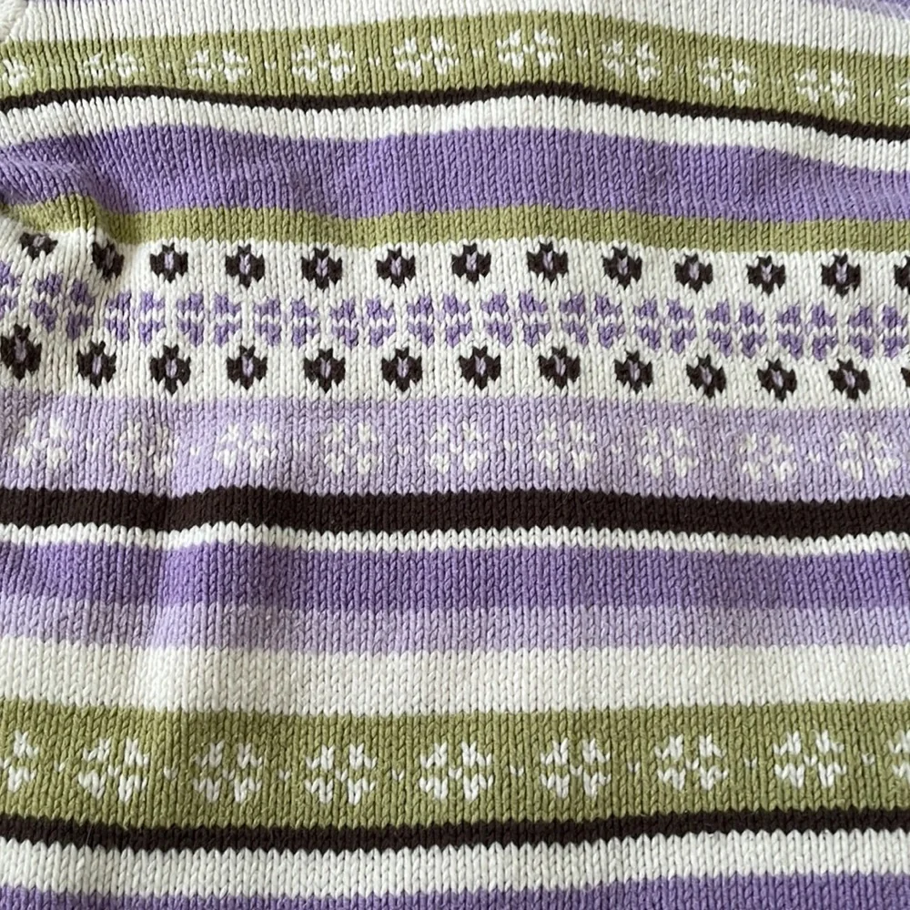 2010 Gymboree “Cowgirls At Heart” Fair Isle Cardigan, Size S (5-6)